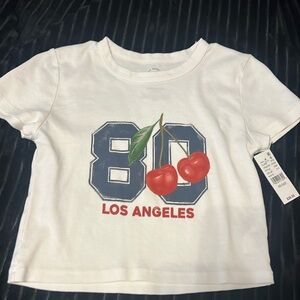NWT PAC SUN - Los Angeles “80 cherries”  t-shirt, size xs